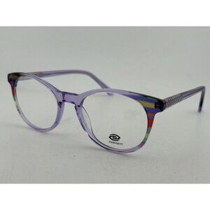 INSIGHT - DC8082 49-21-140 C3 Purple Clear Plastic Eyeglass Frames